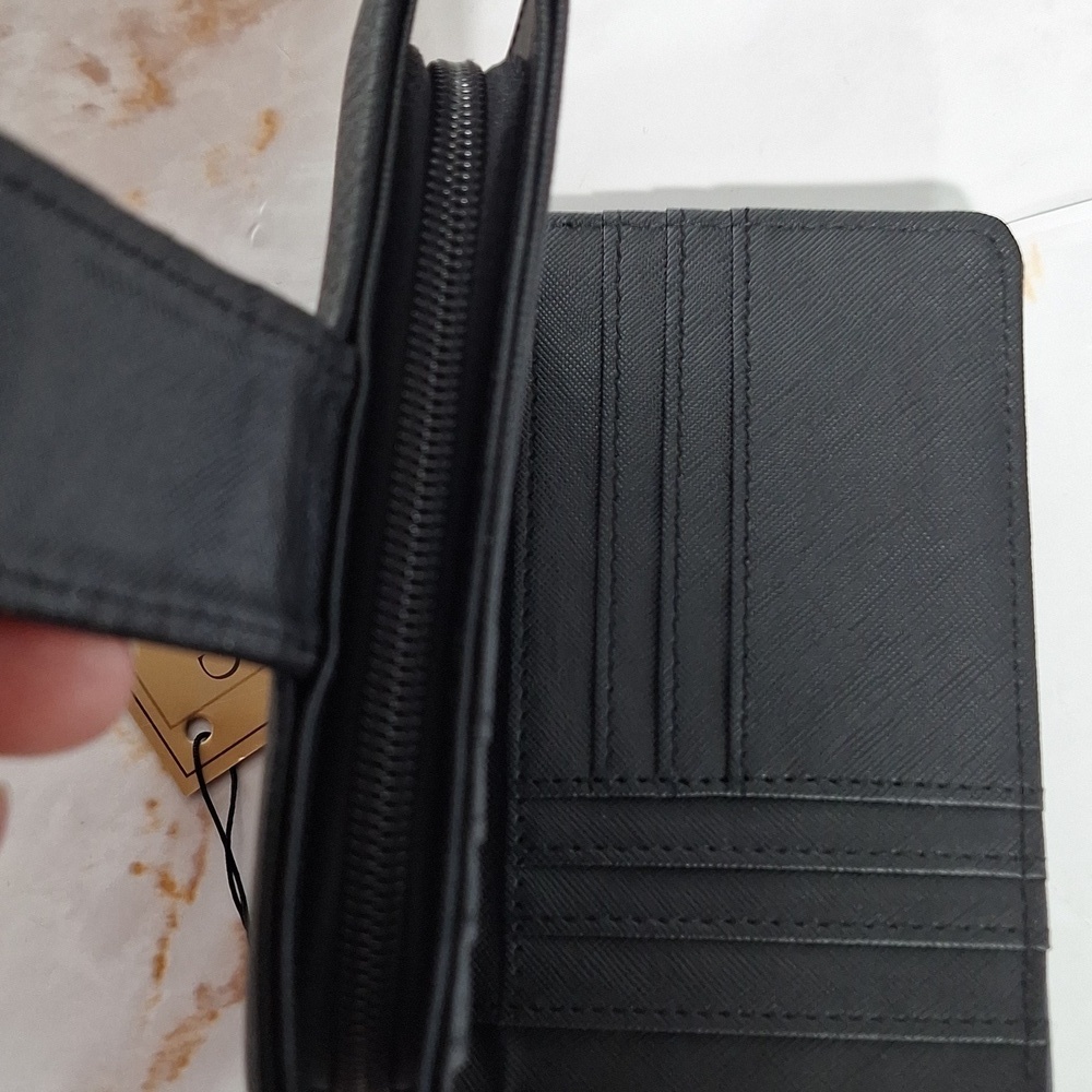 Gold Coast Wallet Black Purse Coin - Picture 6 of 9